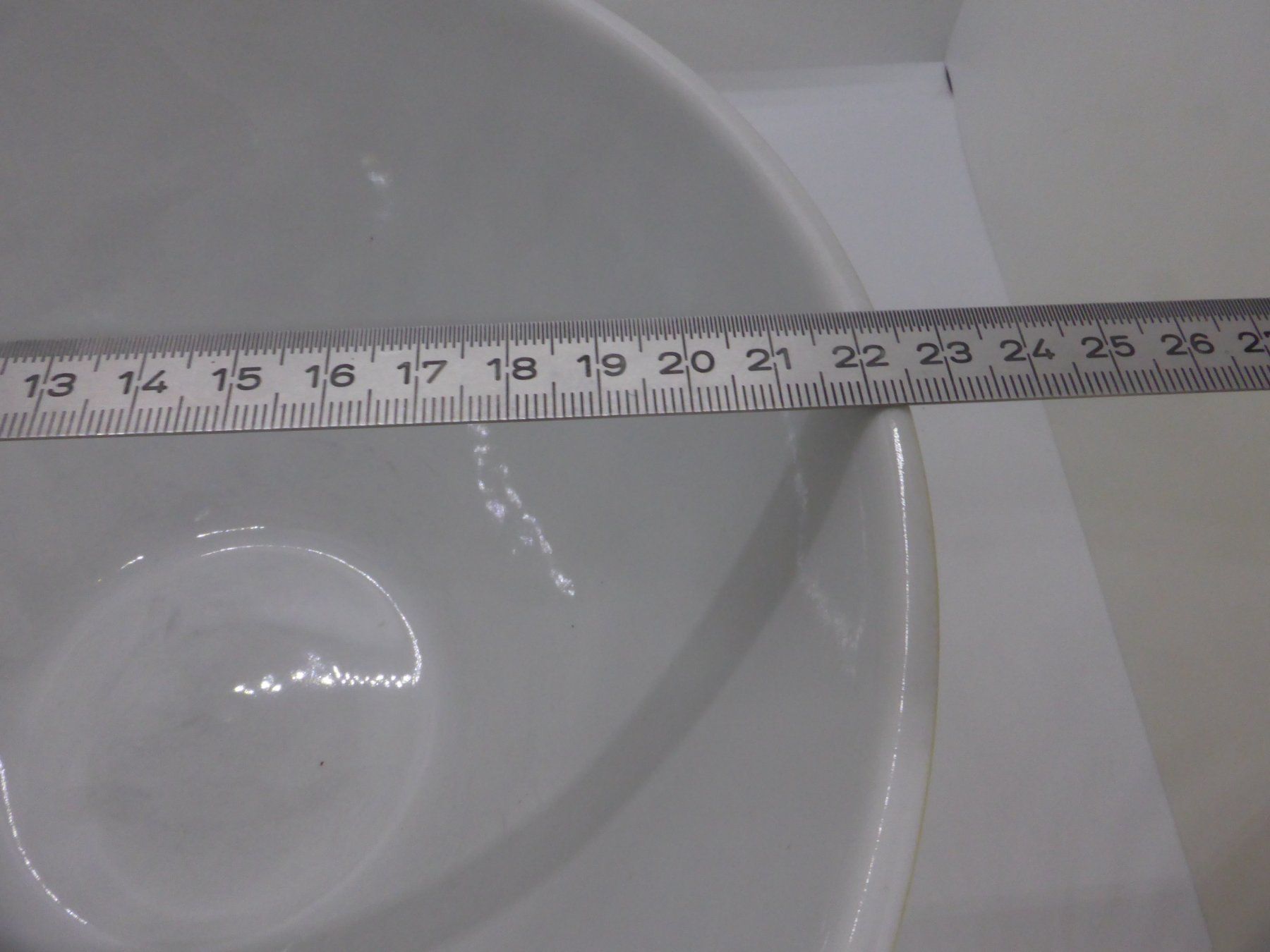 Rössler Ciotole: Rössler saladier diamètre 22 cm jaune et blanc – Usato da Porrentruy venduto da Kim017 3