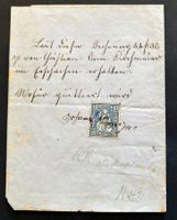 FALTBRIEF 1863