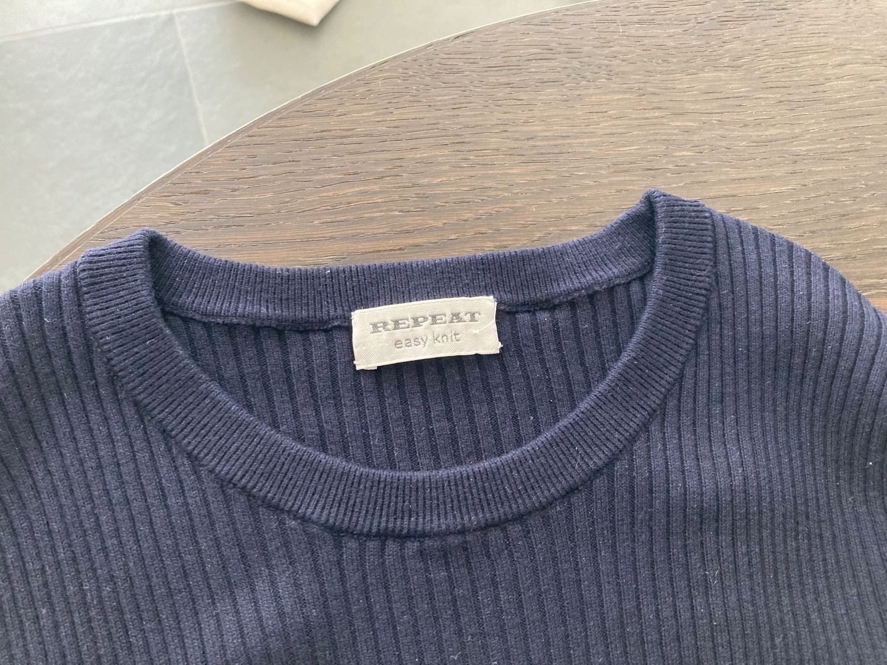 Repeat Maglioni & Felpe: REPEAT Rundhalspullover, Gr. 38, Baumwolle/Viskose, Navy – Usato da Zürich venduto da einefreude 1