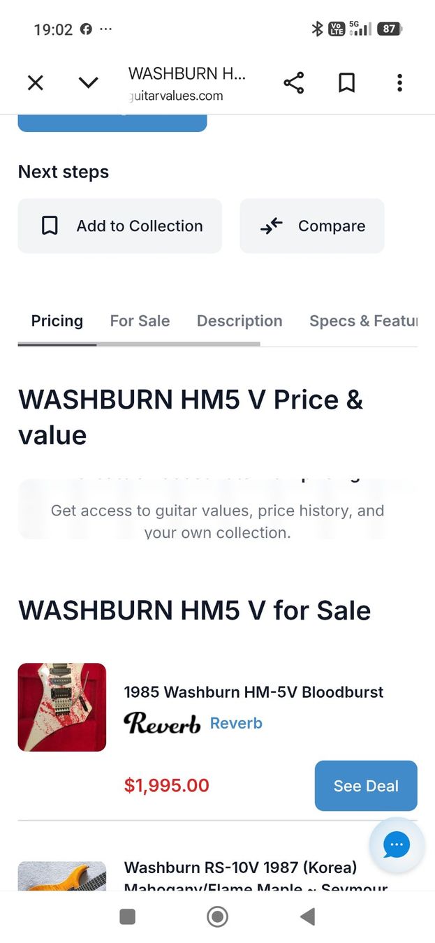 Washburn Strumenti musicali: Washburn HM 5V – Usato da Wynau venduto da rem_5tpw 8