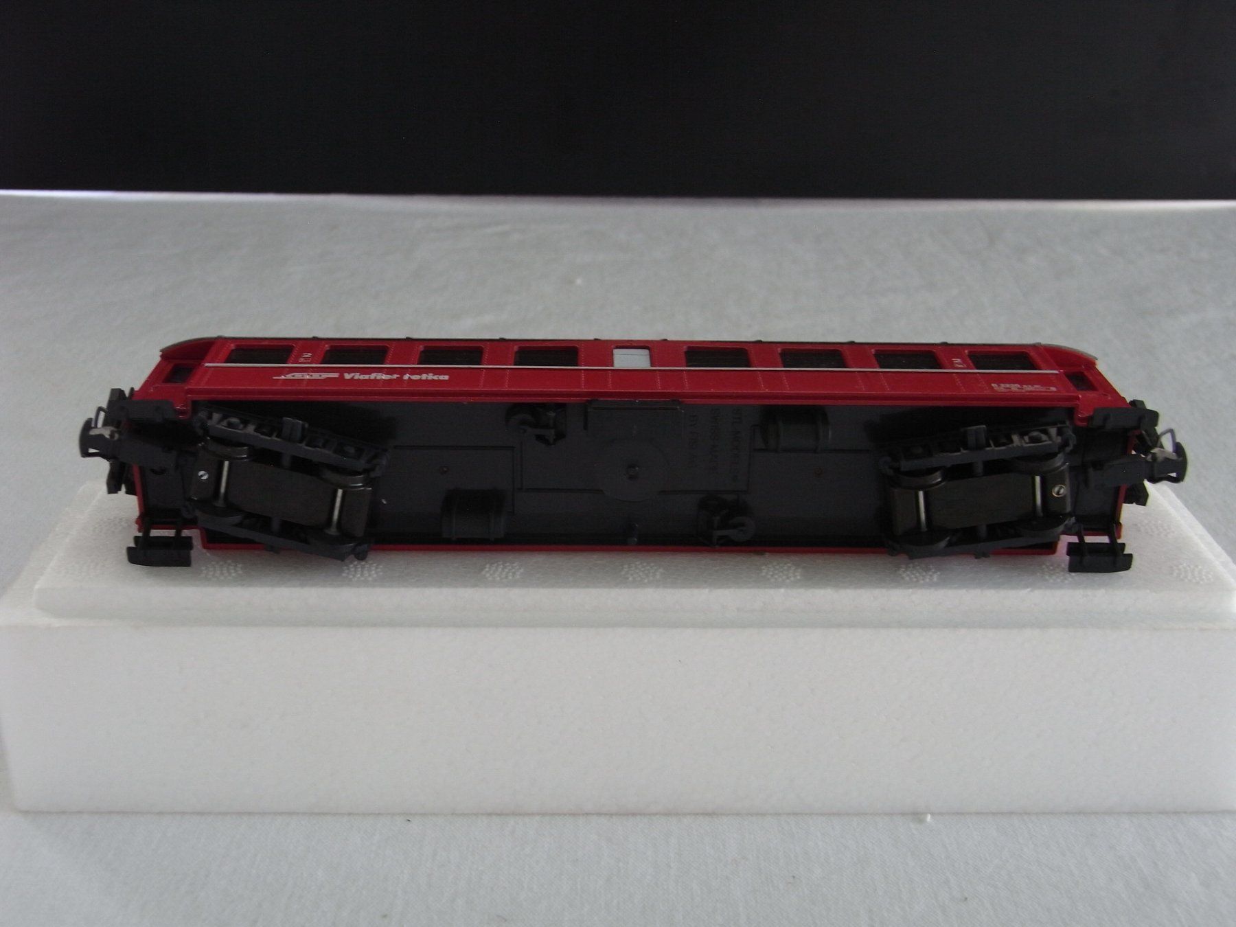 Modellini di ferrovie: STL-Models, Rhätische Bahn, rot, H0m, OVP – Nuovo e nell'imballaggio originale da Wohlen AG venduto da Kusy77 2
