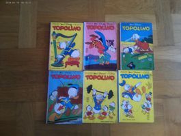 6 X Topolino Comics, AUS DEN 60ER JAHREN CULT RARITÄTEN!!!