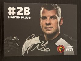 Autogrammkarte SC Bern Martin Plüss Saison 2015/2016