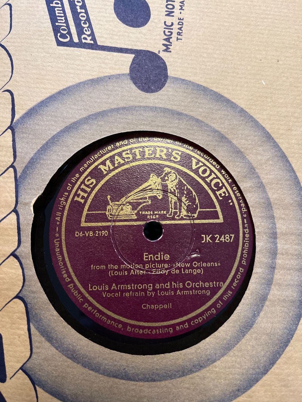 Dischi in vinile: Schellackplatten Konvolut Louis Armstrong – Usato da Hätzingen venduto da pflanzan222 2