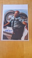 Clifton James, Original Autogramm auf Grossfoto in Farbe
