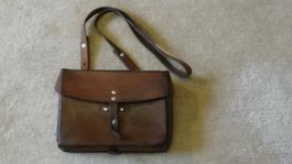 Armee Ledertasche , Kartentasche1986 Militär