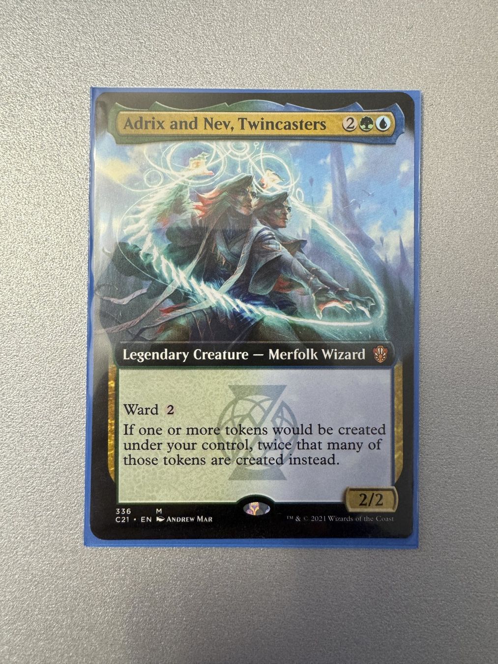 Magic The Gathering Sammelbilder & Trading cards: MTG "Adrix and Nev, Twincasters" – Gebraucht aus Baar von UMACULINU