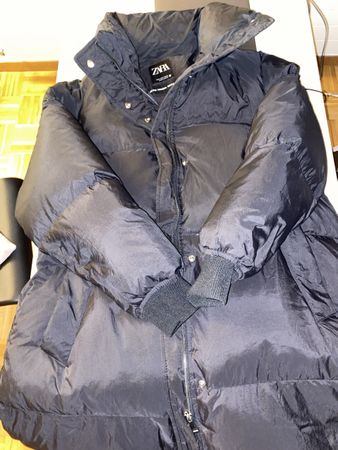 Zara Winter Daunen Jacke - Schwarz
