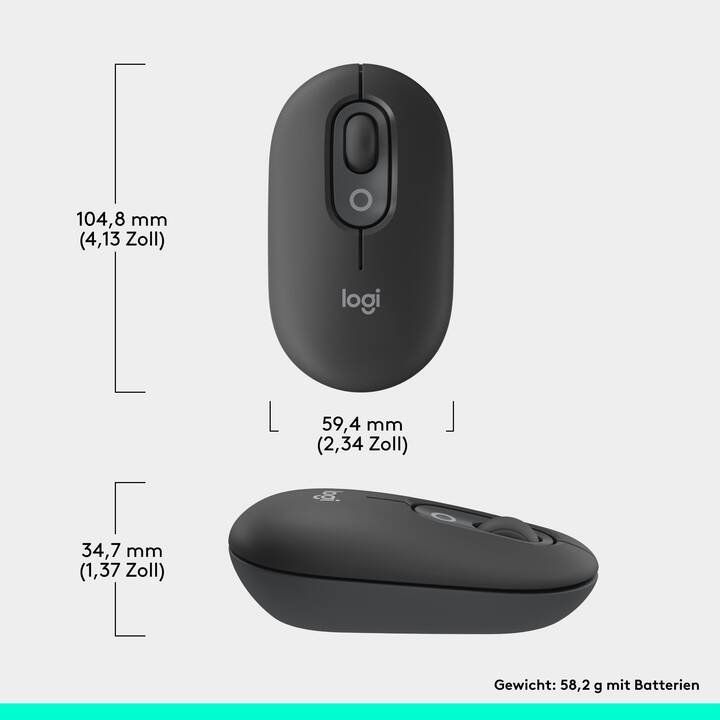 Logitech Mouse: Logitech POP Emoji Bluetooth Maus – Kabellos | Multi-Device – Nuovo e nell'imballaggio originale da Winterthur venduto da SwissTechStore 4