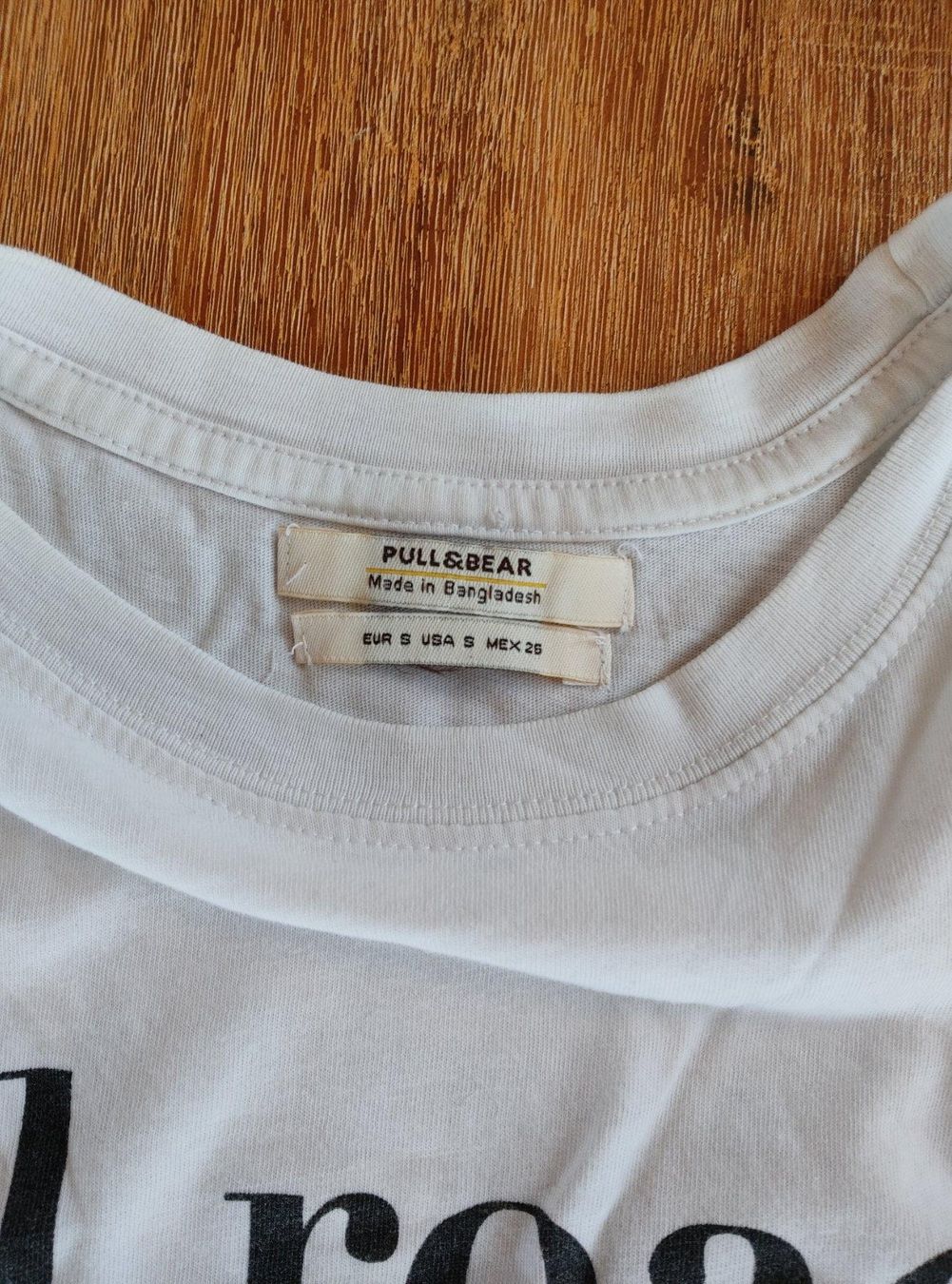 Pull&Bear T-shirt: White t-shirt - S – Usato da Wallisellen venduto da Camcha 2