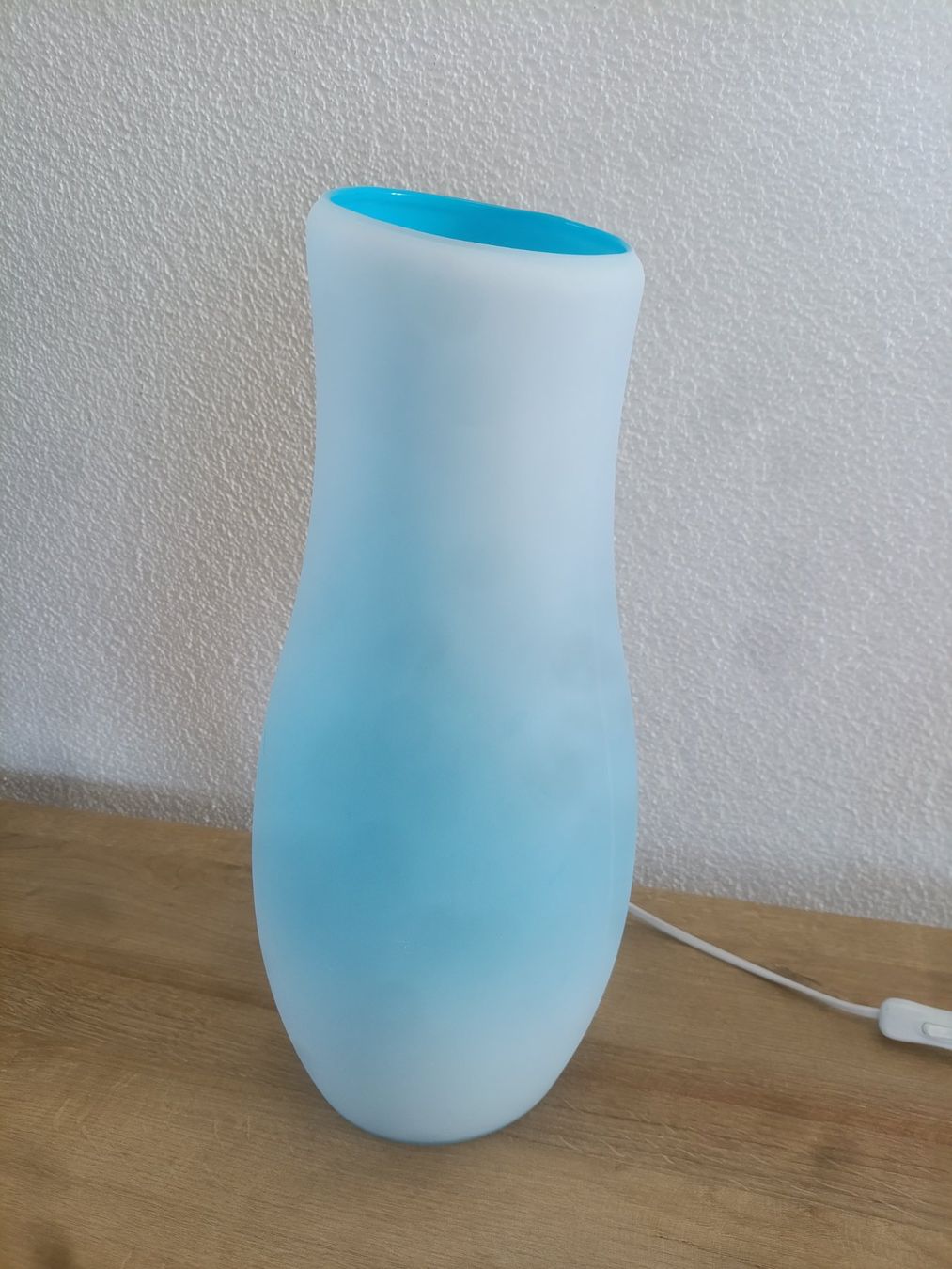 Ikea Lampen: Ikea Glaslampe Blau aus den 90ern, 40cm – Gebraucht aus Wil SG von Donaldus 3