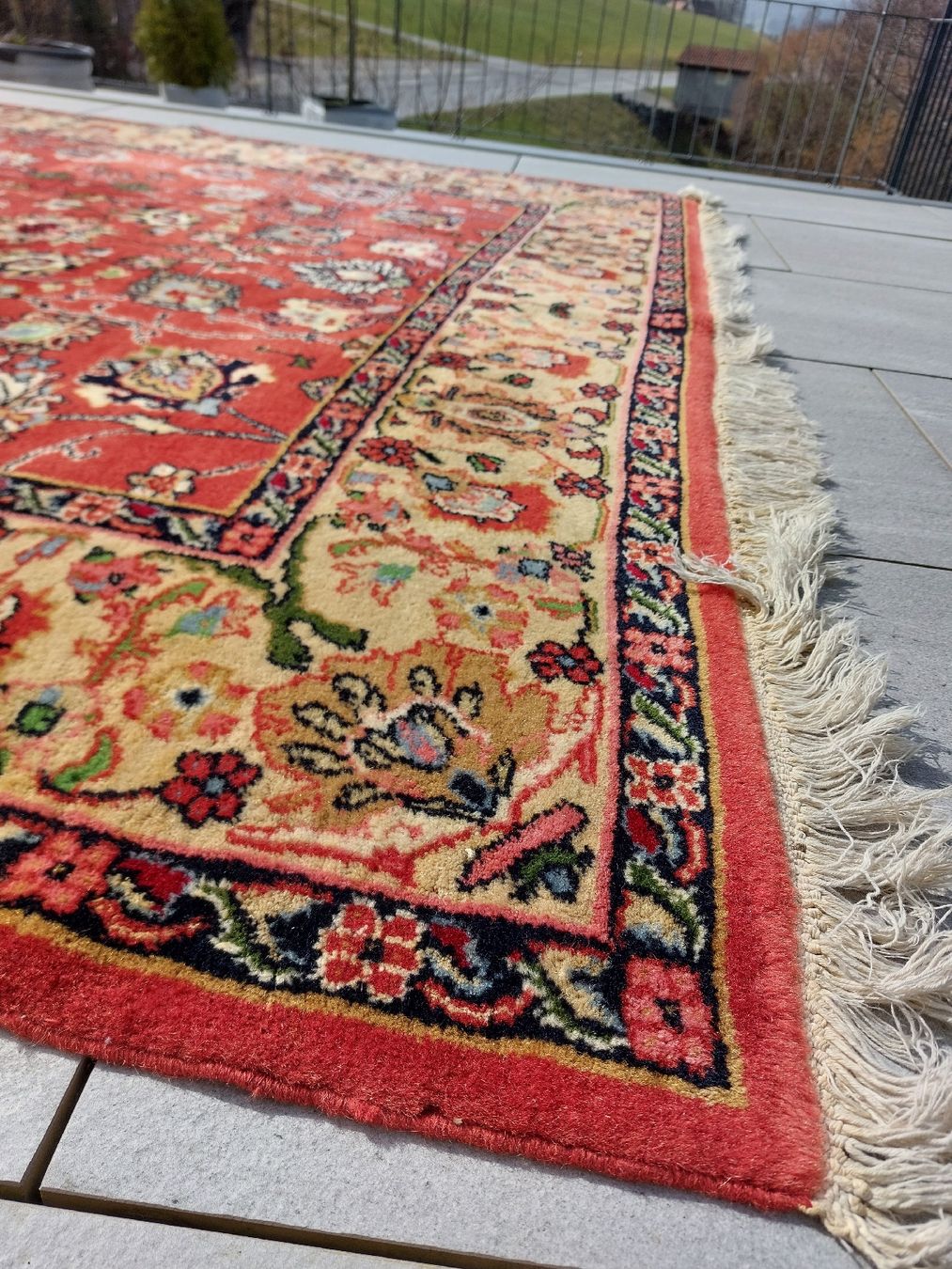 Tappeti: Perserteppich, Rot/Beige, Handgeknüpft, Gewaschen – Usato da Stein/AR venduto da OLd_S_CooL 2