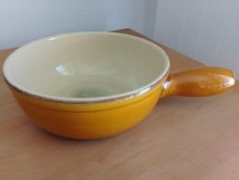 Vintage LANDERT Keramik Fondue Caquelon 24 cm Swiss Made!!!