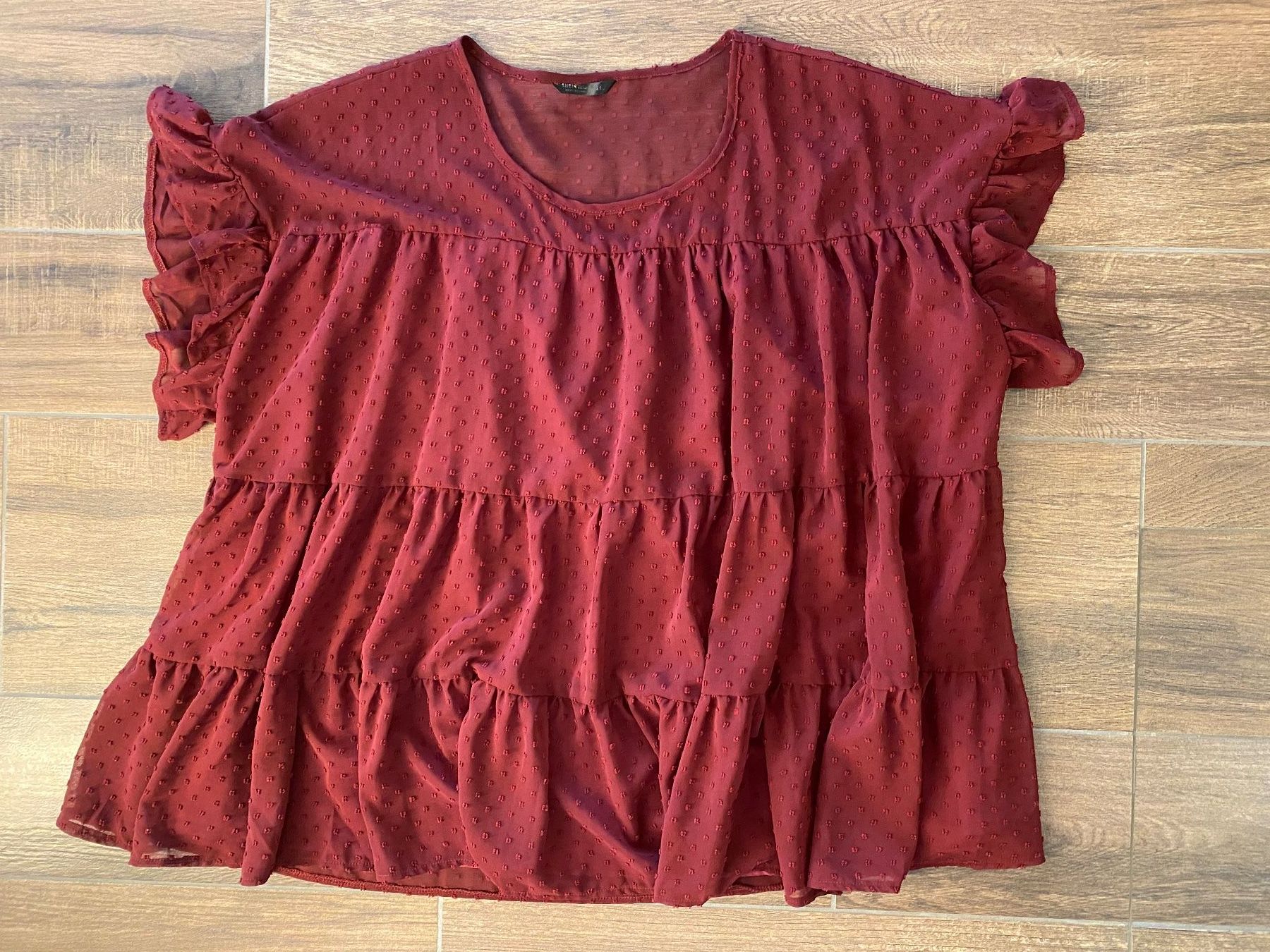 Shein Camicette: Bluse bordeaux Gr. 4XL / 54-56 – Usato da Pratteln venduto da a23_j2gs 2