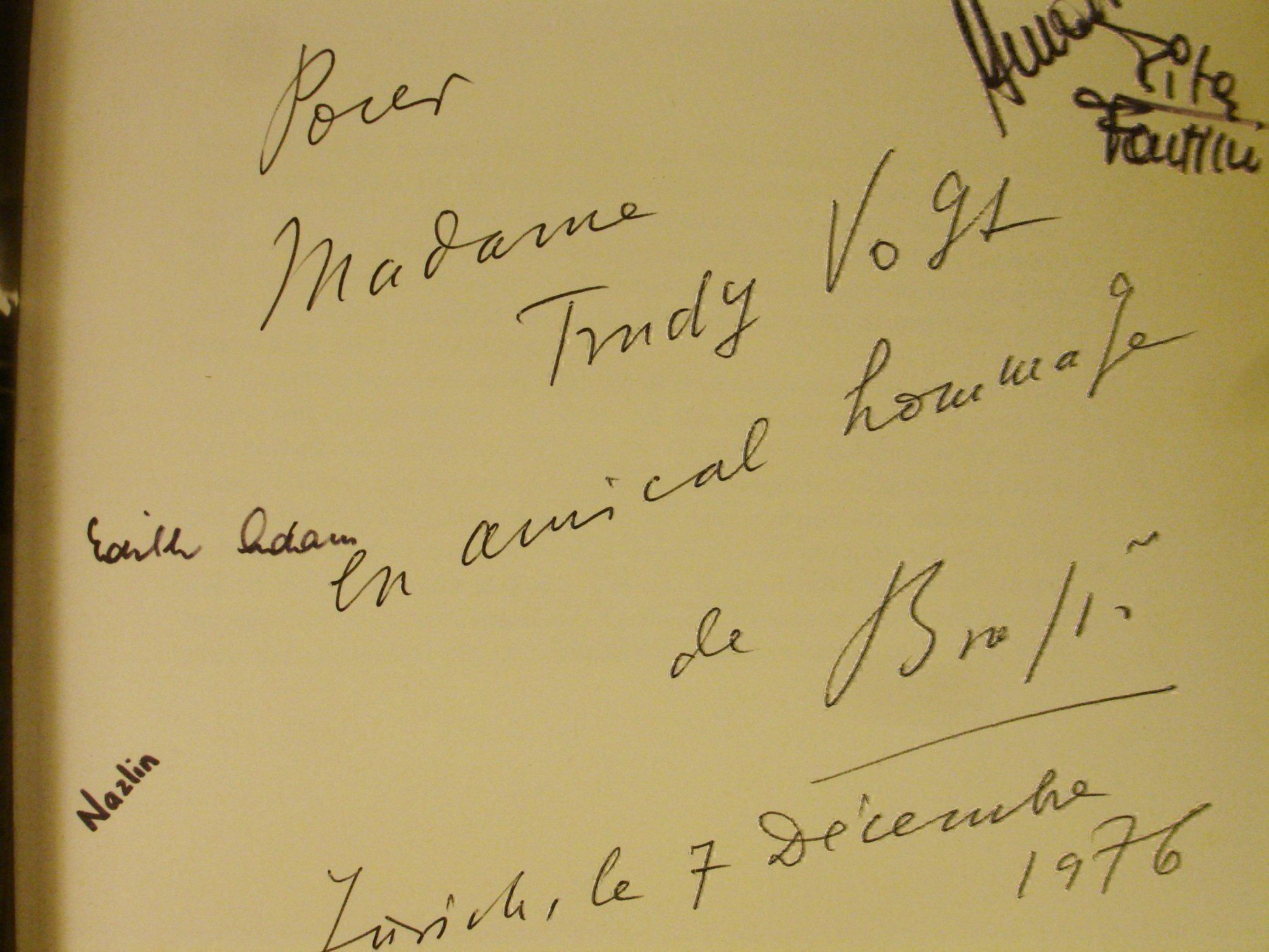 Libri: BRASSAI WIDMUNGSEXEMPLAR, AUTOGRAPH, AUTOGRAMM – Usato da Grüningen venduto da Kartensammler 3