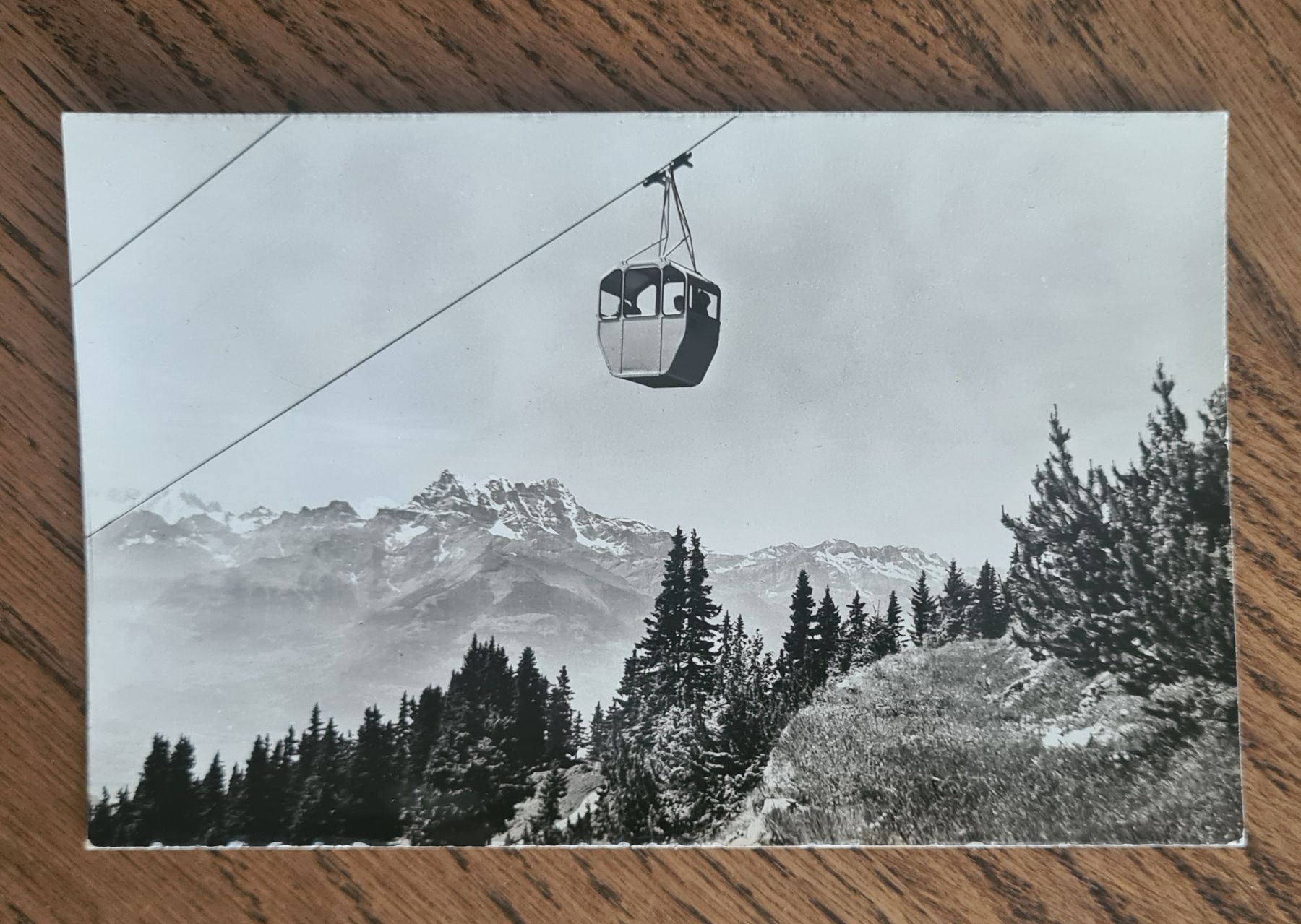 Ansichtskarten: Téleférique Leysin-Berneuse  1960 – Gebraucht aus Ebikon von Donar50