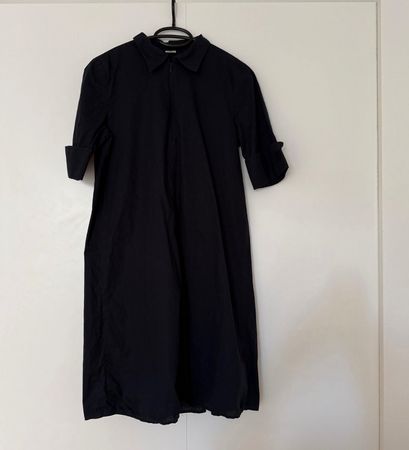 Arket Hemdblusenkleid dunkelblau