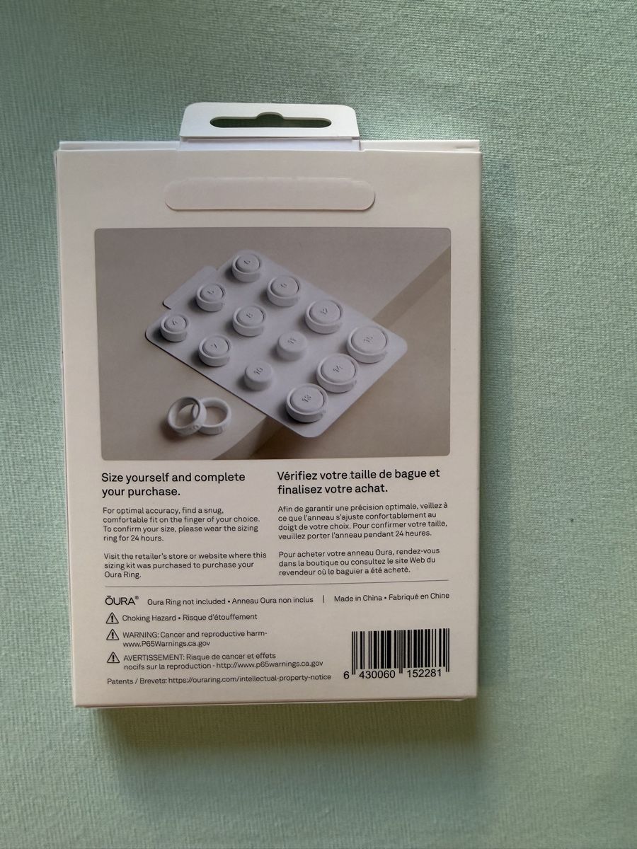 Oura Bagues: Oura Ring Sizing Kit Ring 4 neu – D'occasion à Möriken AG par naza06 1