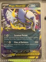 Mega Absol EX Karte 086/132 gute Zustand