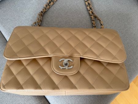 Handtasche Chanel Classic Beige, Masse: 30 x 20 x 9 cm