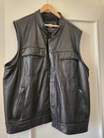 Gilet cuir Harley-Davidson noir taille 3XL occasion