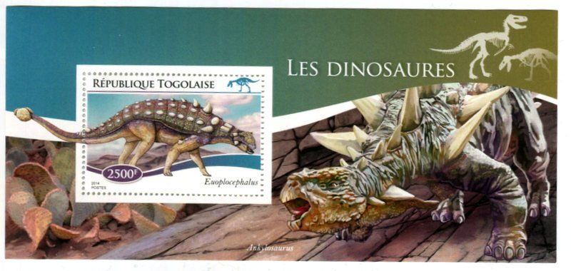 Alle Briefmarken: Block "Dinosaurier". Togo – Neu und originalverpackt aus Basel von Butsch5