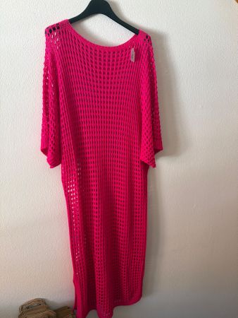 SOMMER -STRANDKLEID-PINK,DAMEN