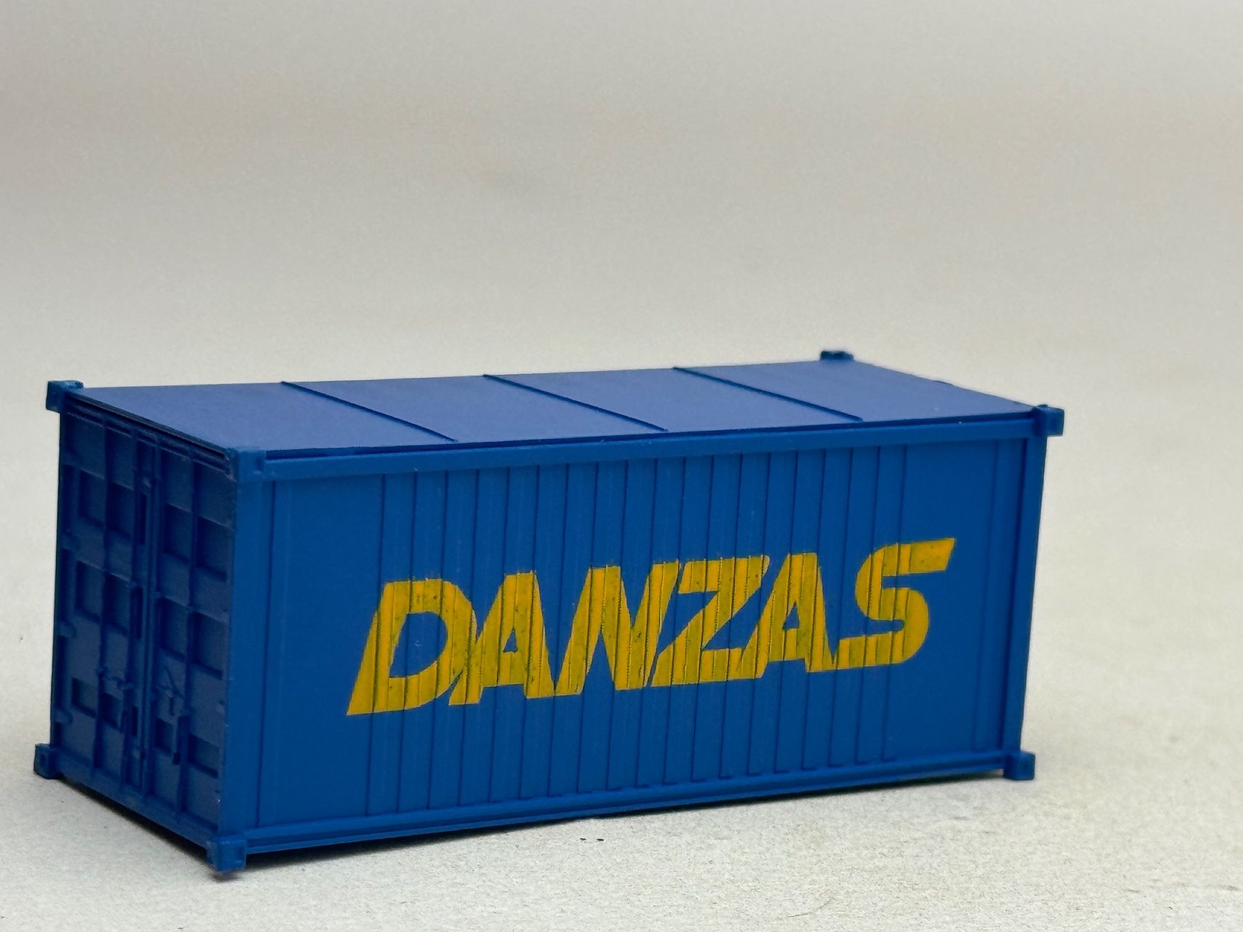 Modelleisenbahnen: EB- 20 Ft. Container Danzas blau – Gebraucht aus Elm von Wikmtz 1