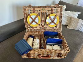 Vintage Optima Picknickkorb 4er Picnic Hamper West Sussex