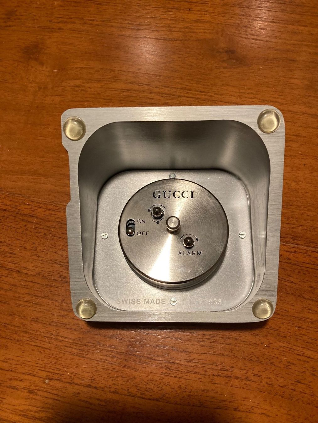 Gucci Wecker: Gucci Designwecker Swiss Made Edelstahl – Gebraucht aus Horgen von bho66 5