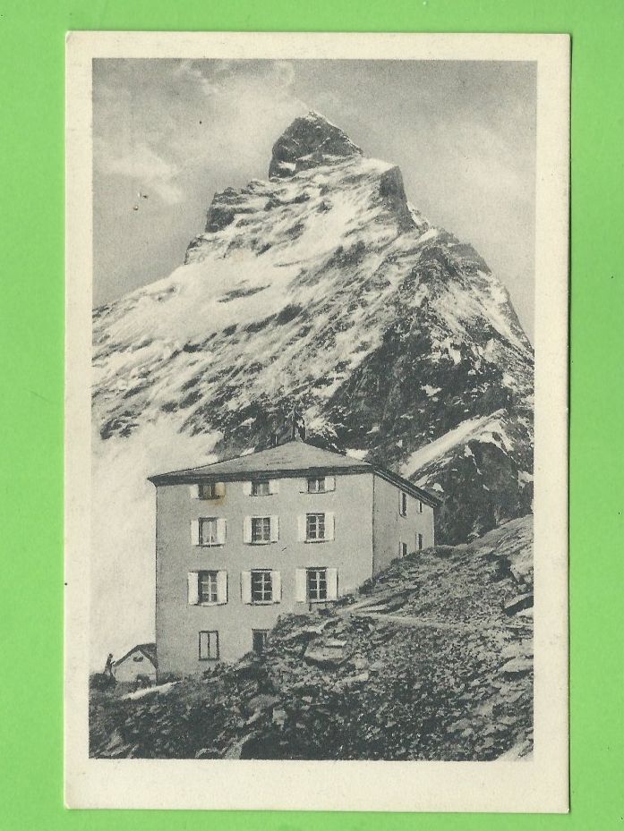 Cartoline postali: Matterhorn Hotel "Belle Vue" du Cervin – Usato da Zürich venduto da t24_de