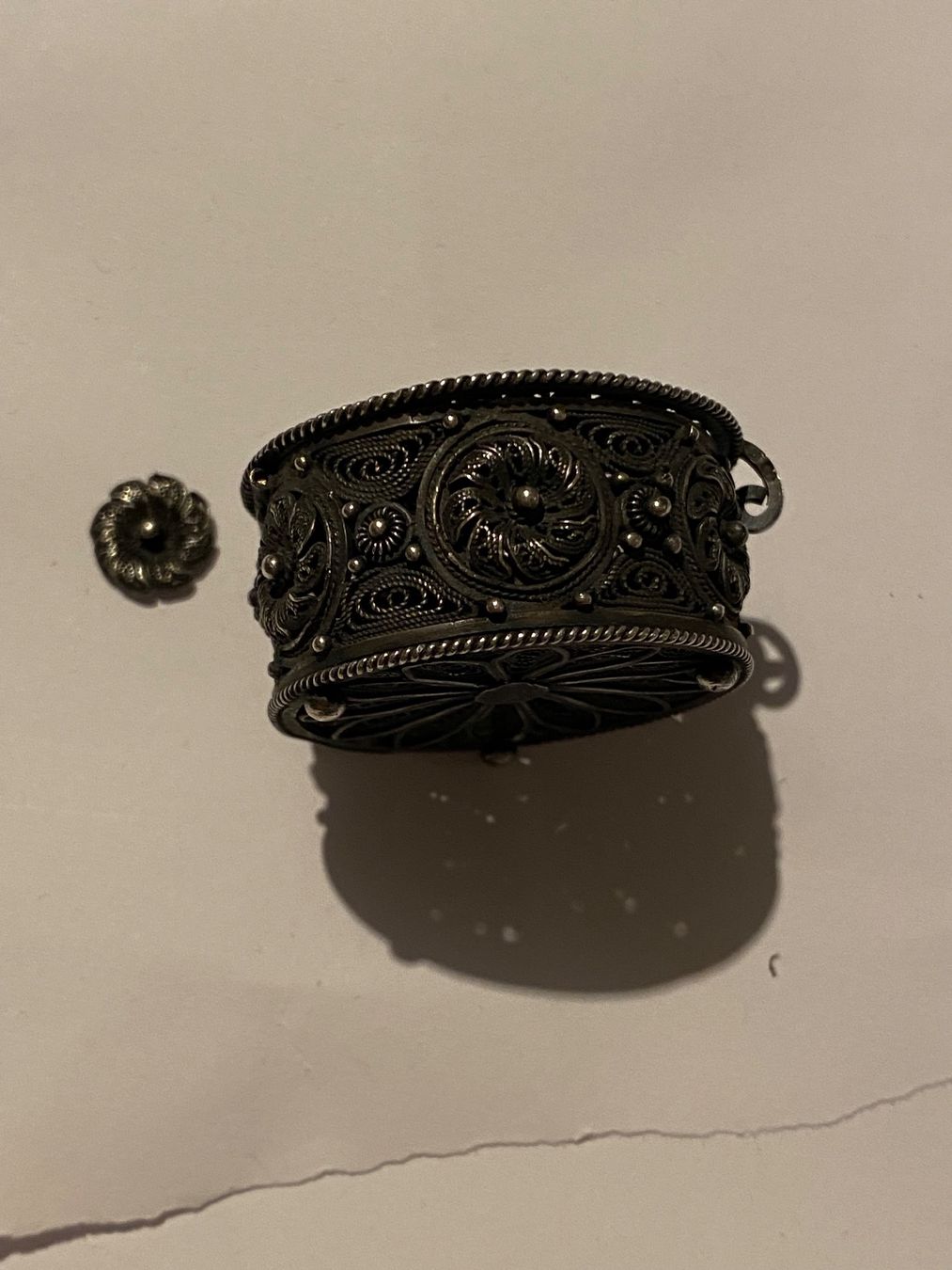 Tutte le decorazioni: Vintage filigranes Schmuckkästchen – Usato da Birr venduto da Vintage-Liebhaber 9