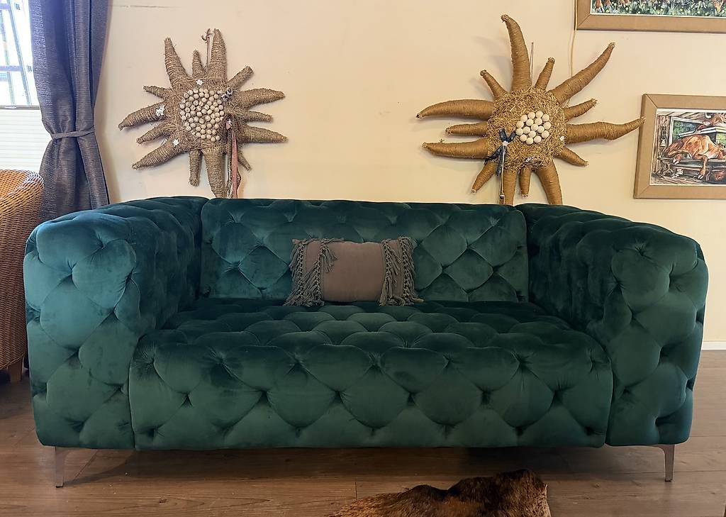 Sofas: Chesterfield-Garnitur  Sofa & 2 Sessel  – D'occasion à Kaltbrunn par DiewildenKerle01