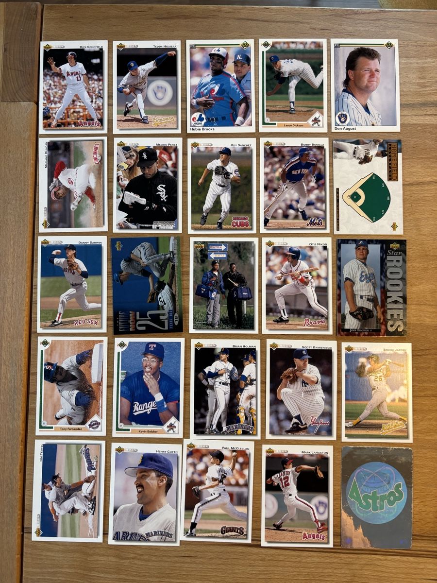 Carte collezionabili: Baseball Karten Astros Uperdeck 1991 – Nuovo (secondo la descrizione) da Bretzwil venduto da Mygarage4147