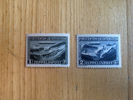 Liechtenstein Znr F7 und 8 postfrisch