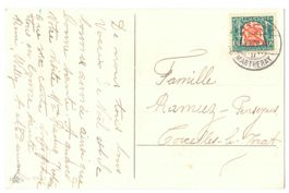 🇨🇭Pro Juv Z46/Mi230 - 1928 - Sur carte postale - Auf AK