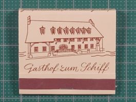 Wallbach, Gasthof zum Schiff, alte Zündhölzer (vollständig)