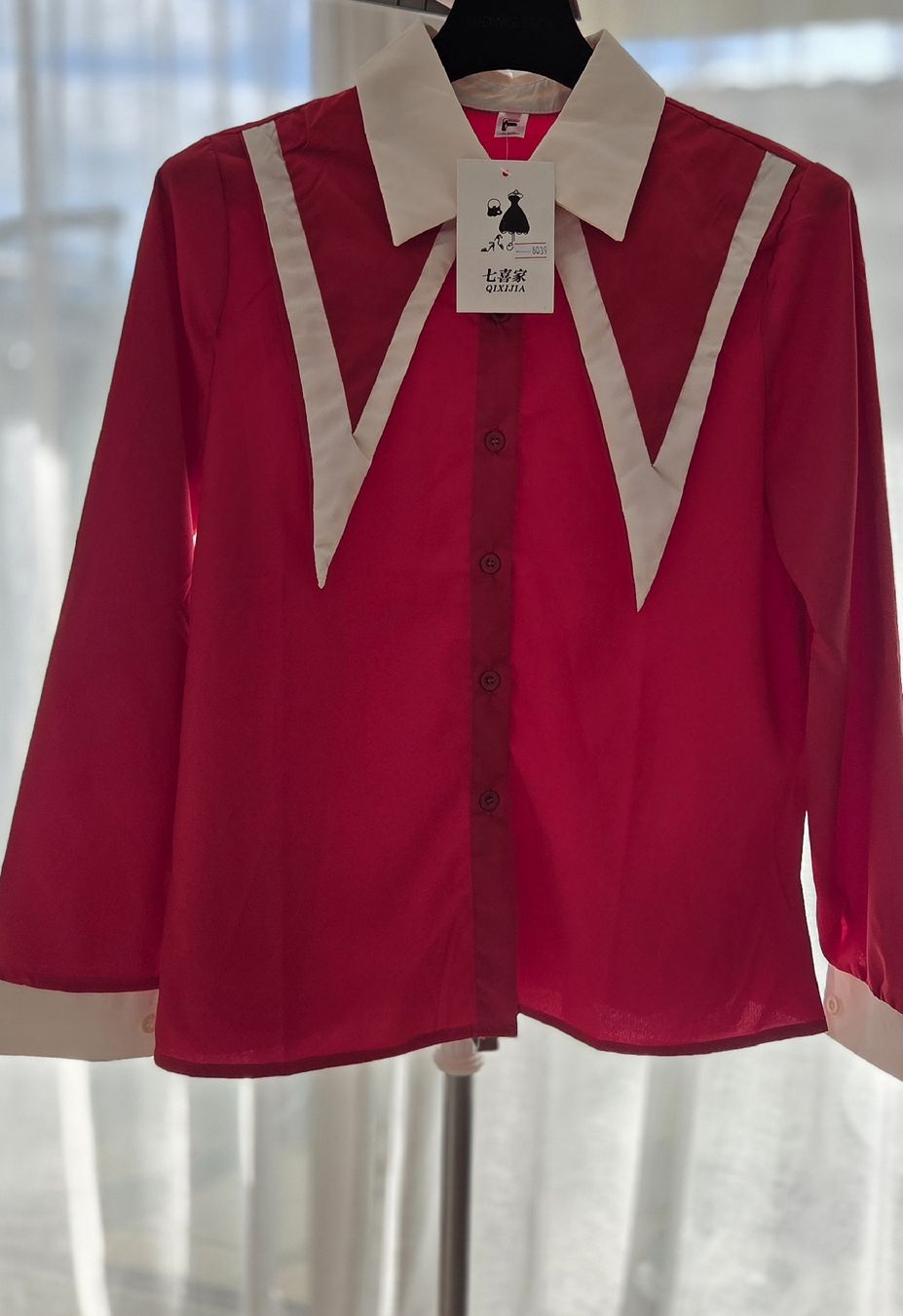Camicette: Red/Fuchsia Shirt – Nuovo e nell'imballaggio originale da Rotkreuz venduto da ana_djp2 1