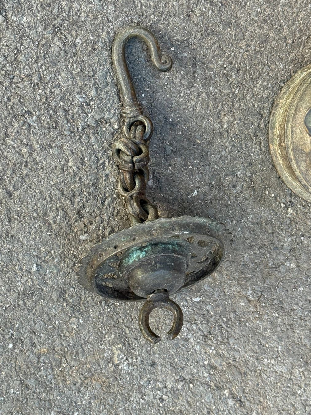 Lampen: Vintage Messing oder Bronze Oellampe, orientalisch – Gebraucht aus Zürich von Sailor68green 5