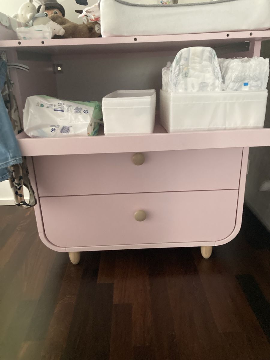 Ikea Fasciatoi & Accessori: Wickeltisch MYLLRA in ROSA – Usato da Sempach venduto da diegito_87 2