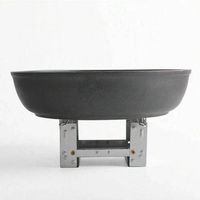 Camping Edelstahl kocher Faltbar Holzofen Alkohol Outdoor