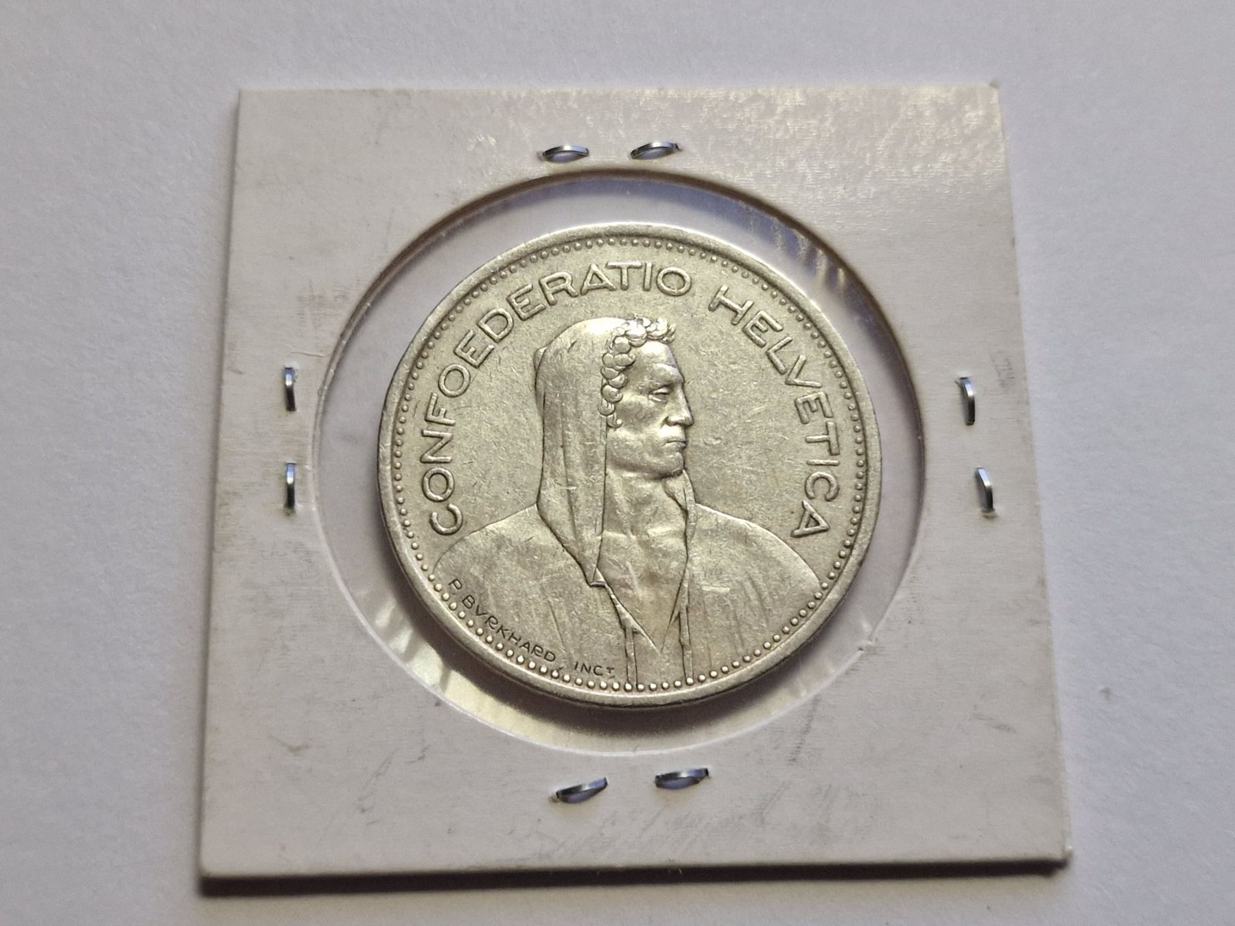 Tutti le monete: 5 Franken 1952 silber selten – Usato da Zürich venduto da Moreira01