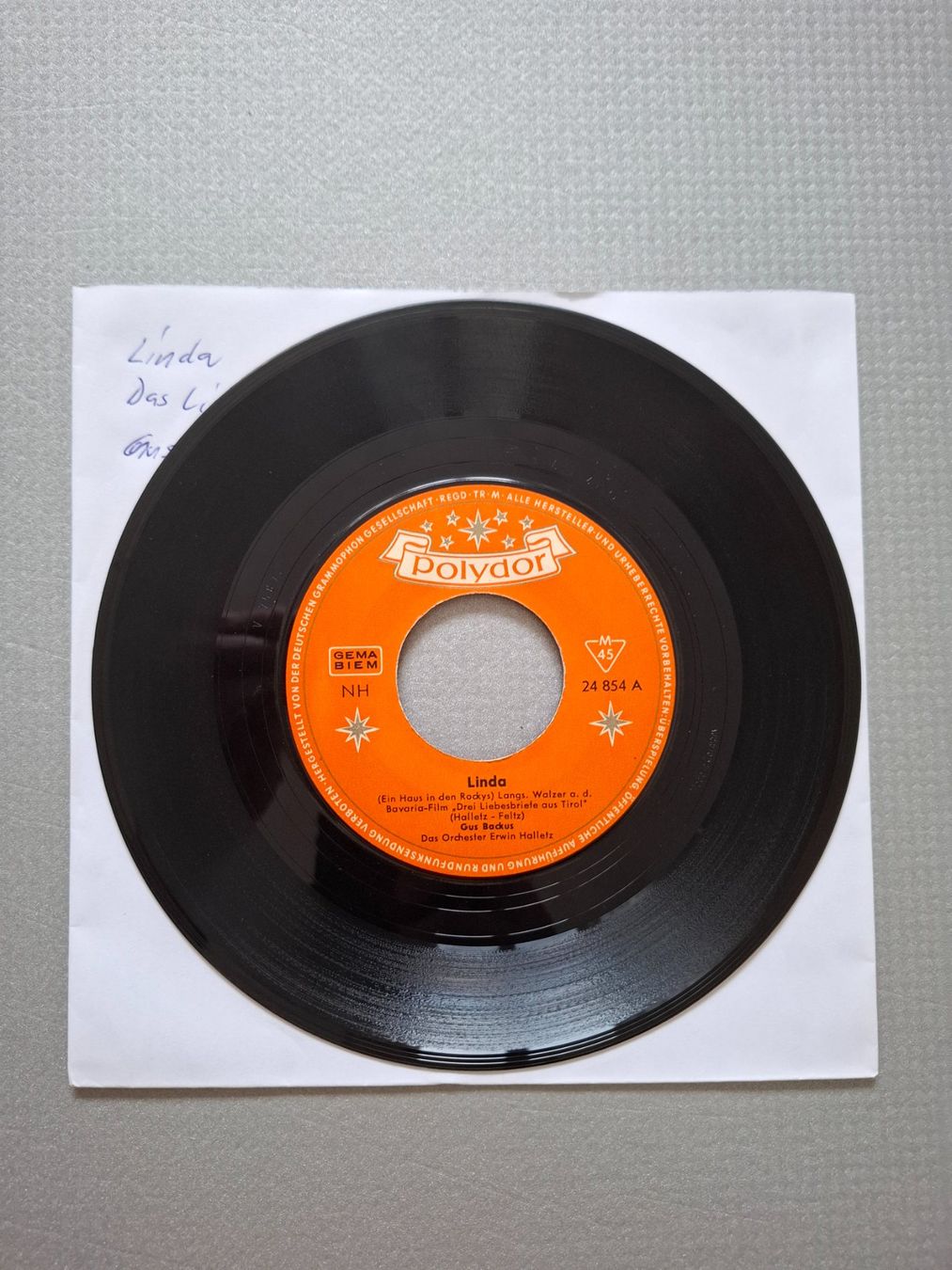 Dischi in vinile: Gus Backus - Linda – Usato da Arbon venduto da pendulum 1
