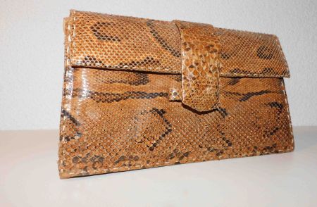 Neue Fundschätze Design 60/70er Leder Handtasche
