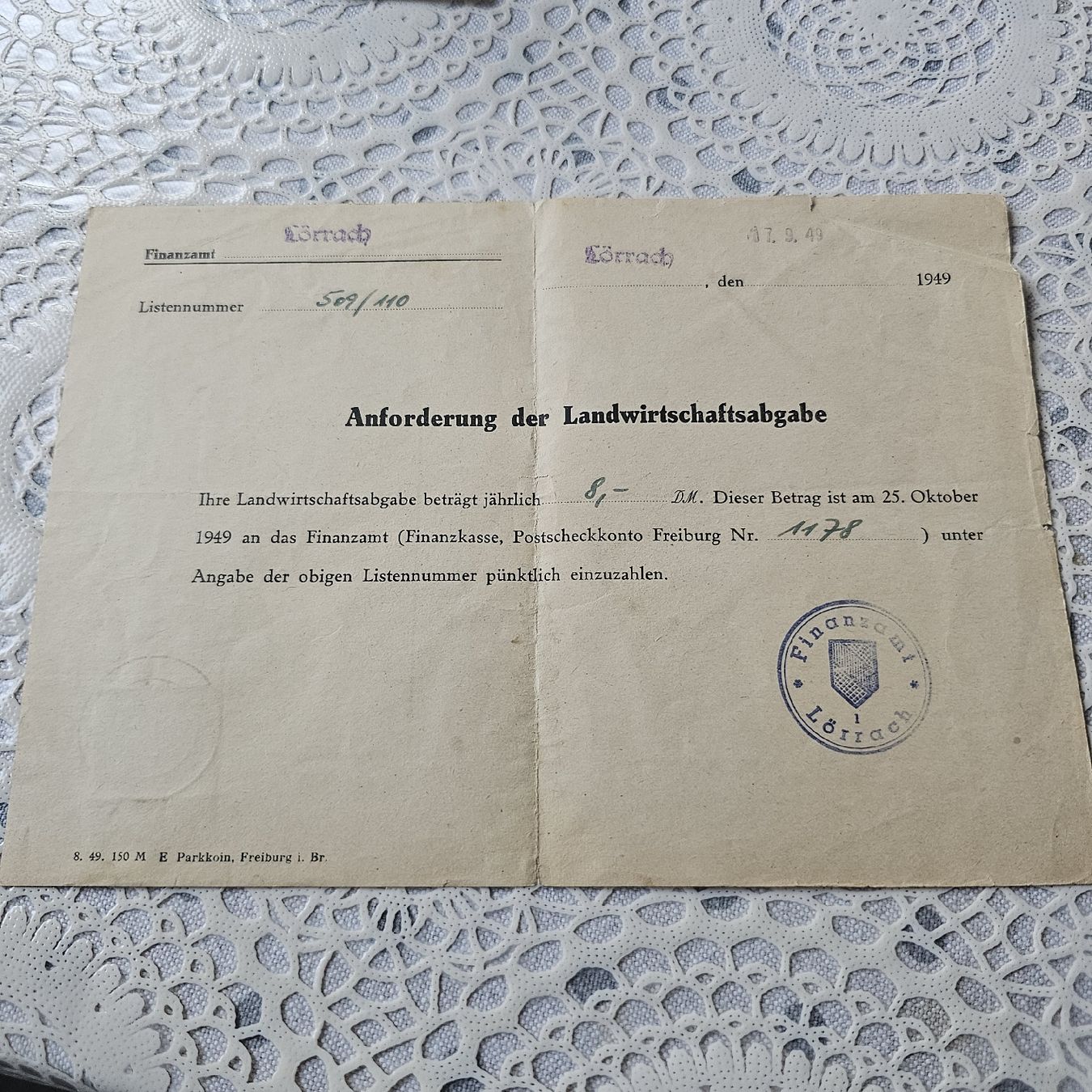 Tutti i francobolli: Konvolut deutsche Post und Deutsche Bundesbahn Dokumente – Usato da Füllinsdorf venduto da raz_mw2k 5