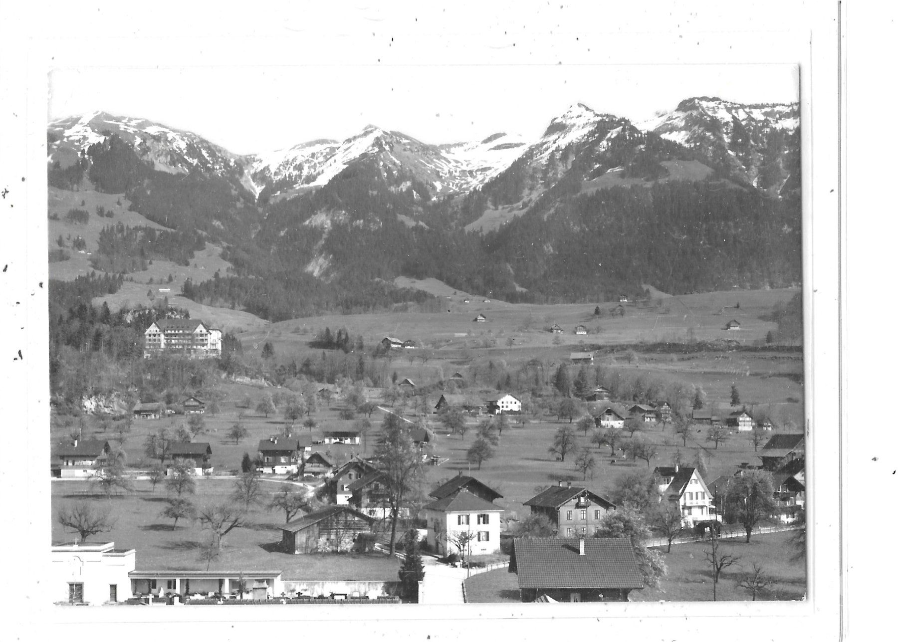 Ansichtskarten: OW Kerns mit Arvigrat – Gebraucht aus Schocherswil von Wilare