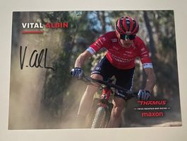 Vital Albin Autogrammkarte - Mountainbike