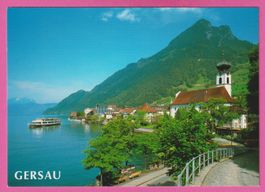Gersau Vierwaldstättersee mit Schiff