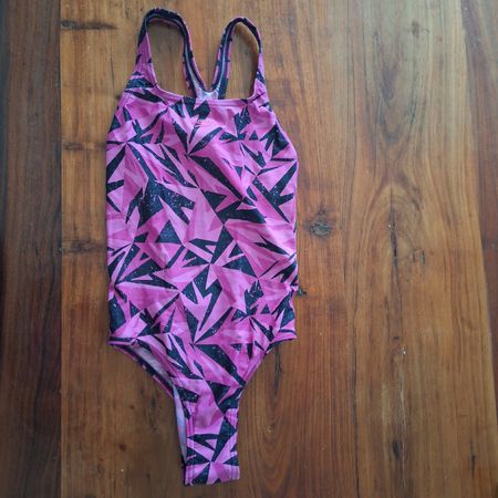 Badeanzug Speedo Pink Schwarz Grösse 164 Mädchen