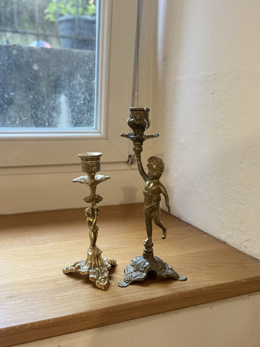 Portacandele: 7 Vintage-Kerzenständer – Usato da Basel venduto da che_mb77 1